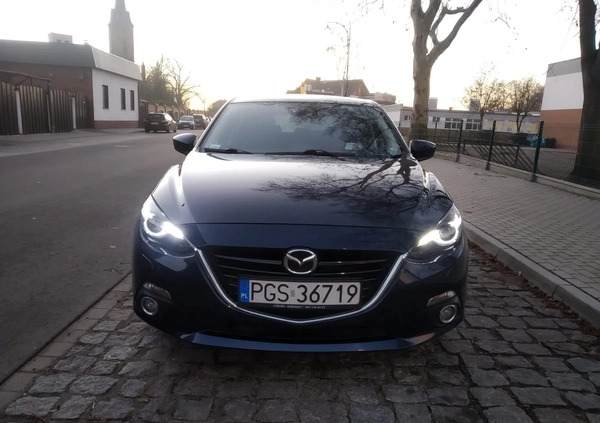 Mazda 3 cena 48600 przebieg: 101000, rok produkcji 2014 z Poniec małe 106